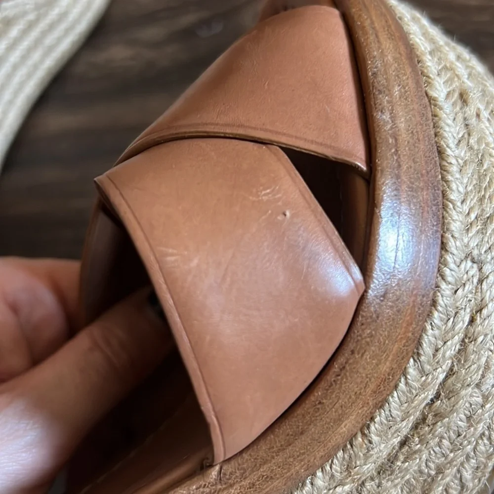 Prada Tan Wedges
